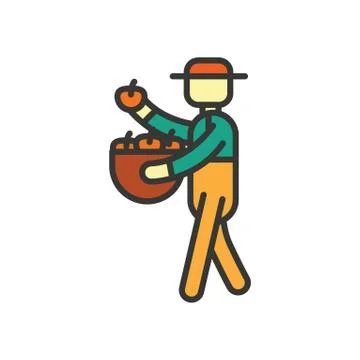 Farmer Stock-Illustration