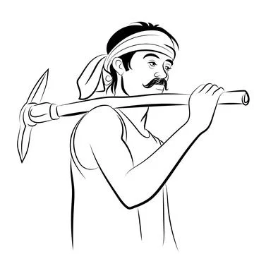 Farmer Stock Illustration