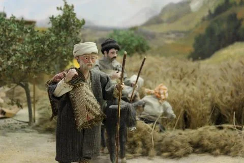 Farmer Mini Figure Model Stock Photos