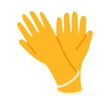 Farmer or gardener work items, gardening gloves Illustrazione stock