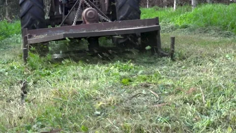 Farmer Ploughing on Tractor Stock Footage 201177327
