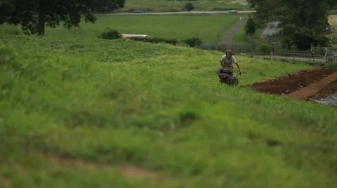 Farmer Plowing Field 動画素材 594602