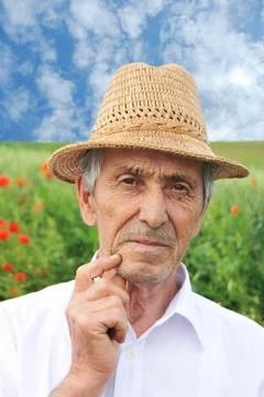 Farmer portrait Stock Photos