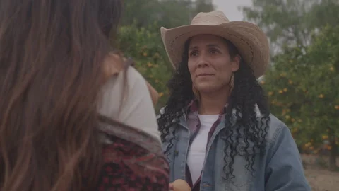 Farmer At Produce Stand Stock Footage 270334022