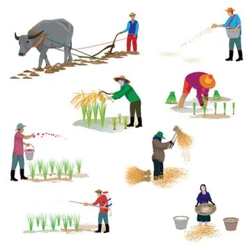 Farmer shape vector design Stock Illustration