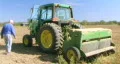 Farmer Sowing Seed HD Footage