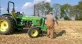 Farmer Starting Work Day HD Footage