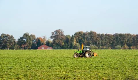 Farmer with tractor Stock Photos