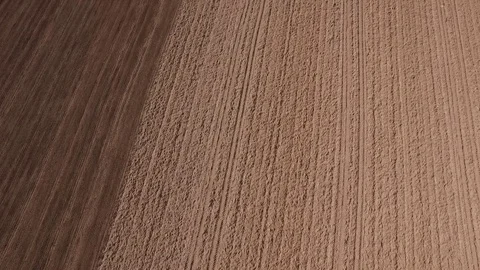 Farmer in tractor preparing land with seedbed cultivator Video stock 72595337