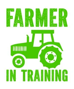 Farmer In Training Illustrazione stock