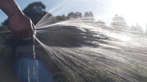 Farmer watering crops. Stock-Footage 89525554