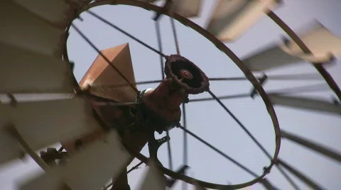 Farmer Watermill 1 Stock Footage 263213