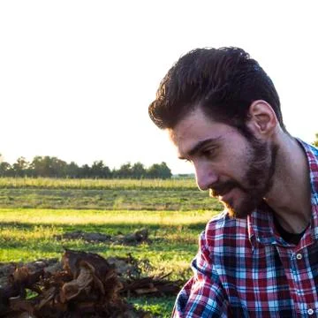 Farmer at work Stock Photos