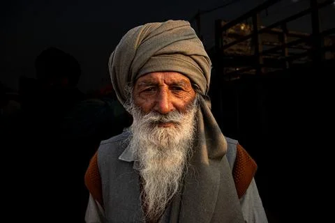Farmers are protesting against the new farmer law passed by indian government Stock Photos