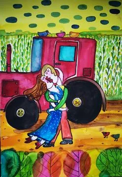 Farmers Stock Illustration