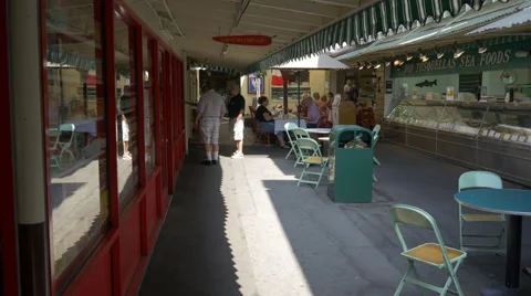 Farmers Market Stock Footage 54252580