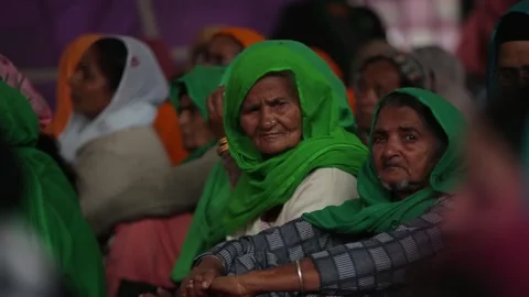 Farmers - Protest - India Stock Footage 165893116