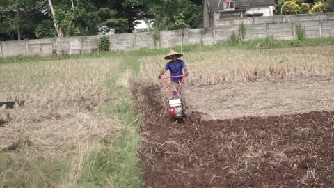 Farmers on working Stock Footage 254220315