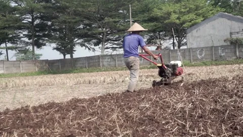 Farmers on working Stock Footage 254220317