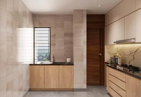 Farmhouse Charm Bringing Rustic Elements into Your Kitchen Decor - farmhouse Stock Illustration