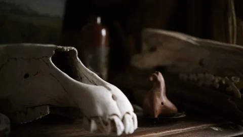 Farmhouse interior Stock Footage 87919223