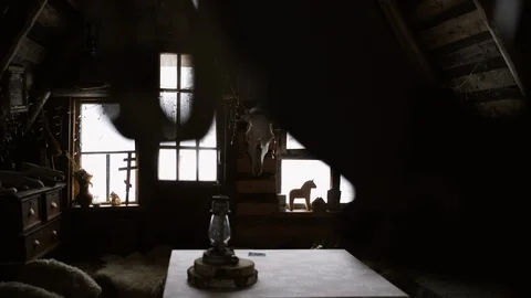 Farmhouse interior Stock Footage 87919683