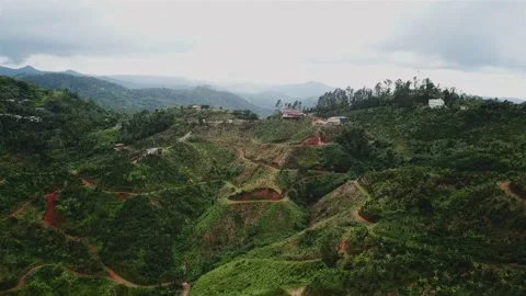 Farmhouse on Mountain Video stock 134585570