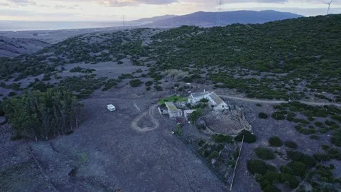 Farmhouse in the mountains of Spain Stock Footage 231031820