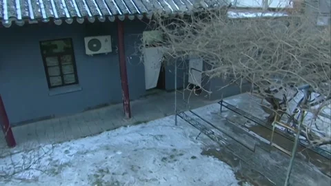 Farmhouse in winter Stock Footage 253771427
