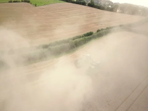 Farming from above Stock Footage 79902808