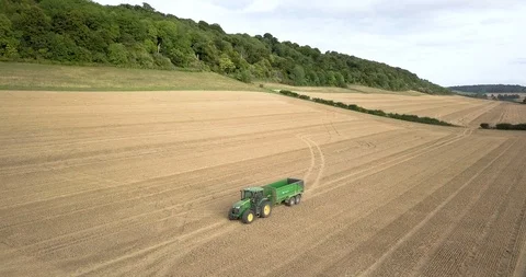 Farming from above Stock Footage 89828114