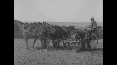 Farming in America in 1918. Vidéo 74815013