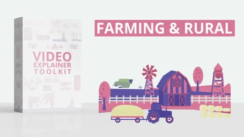 Farming and Rural Video Explainer Toolkit Stock After Effects
