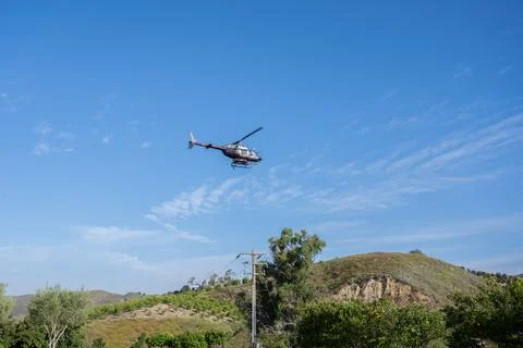 Farming aviation techniques to control pests. Foto stock