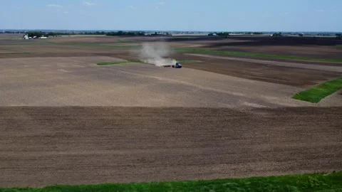 Farming drone aerial footage Stock Footage 242552812