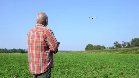 Farming drone Video stock 158899069