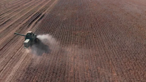 Farming the fields in the USA Stock Footage 98613546