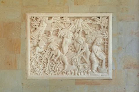 Farming fresque Stock Photos