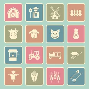 Farming icon Stock Illustration