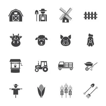 Farming icon Stock Illustration