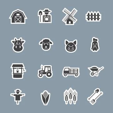 Farming icon Stock Illustration