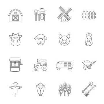Farming icon Stock Illustration