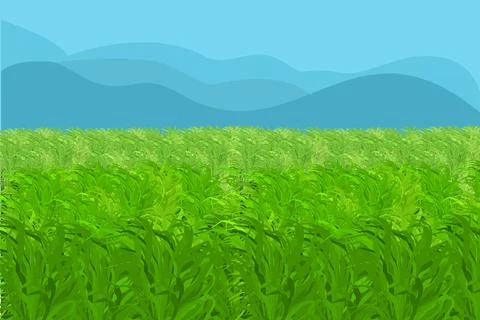Farming land Stock Illustration