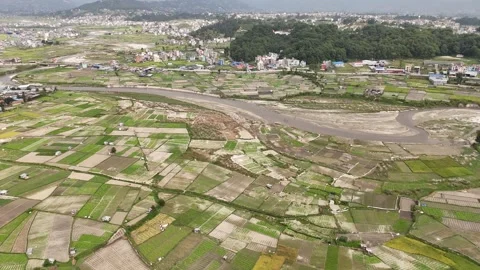 Farming Land in Kathmandu Stock Footage 255182810