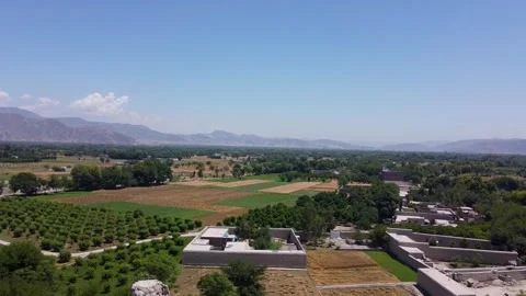 The farming landscape of Afghanistan Stock Footage 274868402