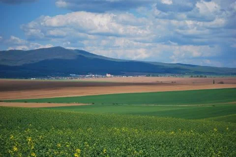 Farming landscape Stock Photos