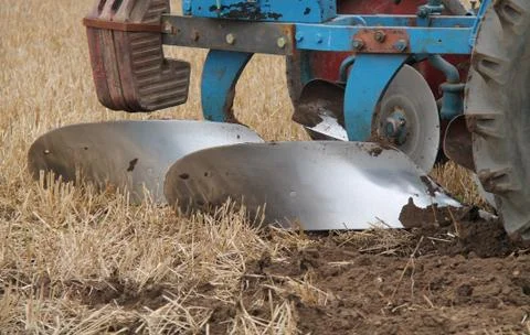 Farming Plough. Stock Photos