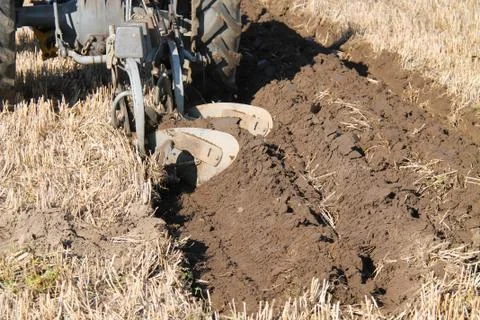 Farming Plough. Stock Photos