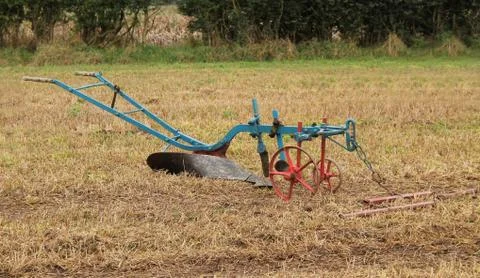 Farming Plough. Stock Photos