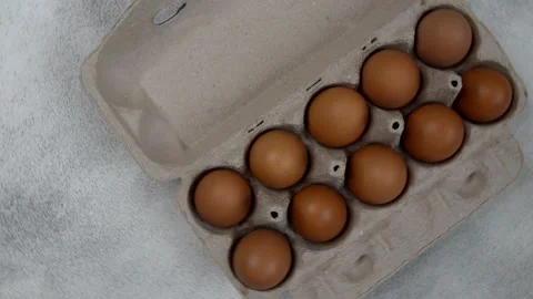 Farming products eggs Stock Footage 162432649